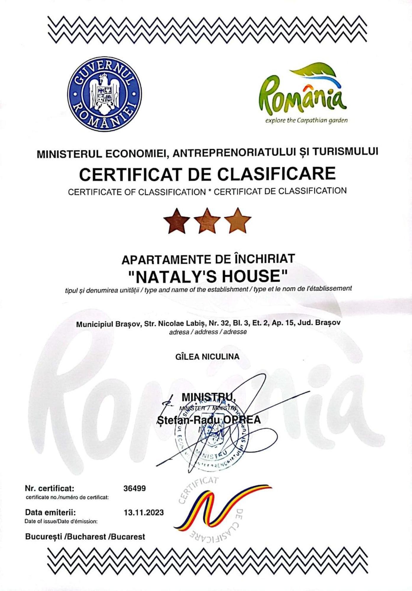 Nataly'S House Lägenhet Braşov Exteriör bild